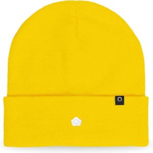 imageDALIX Lil Flower Embroidered Beanie Warm Winter Knit Hat WomenYellow