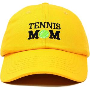 imageDALIX Premium Cap Tennis Mom Hat for Women Hats and CapsGold