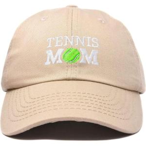 imageDALIX Premium Cap Tennis Mom Hat for Women Hats and CapsKhaki