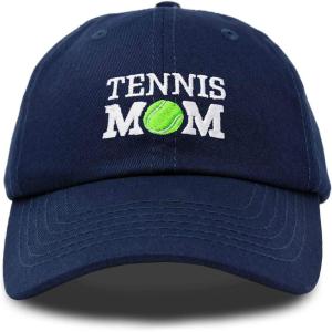 imageDALIX Premium Cap Tennis Mom Hat for Women Hats and CapsNavy Blue