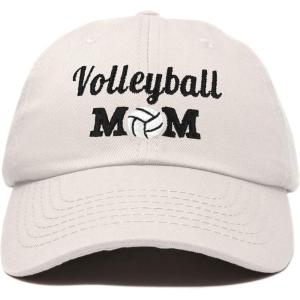 imageDALIX Volleyball Mom Premium Cotton Cap Womens Hats for MomBeige