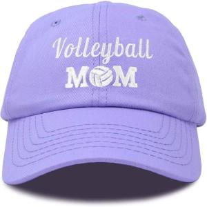 imageDALIX Volleyball Mom Premium Cotton Cap Womens Hats for MomLavender