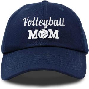 imageDALIX Volleyball Mom Premium Cotton Cap Womens Hats for MomNavy Blue