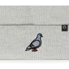 imageDALIX Pigeon Embroidered Beanie Warm Winter Cap Knit Hat MensLight Gray