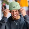 imageDALIX Pigeon Embroidered Beanie Warm Winter Cap Knit Hat MensLight Green