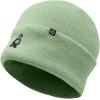 imageDALIX Pigeon Embroidered Beanie Warm Winter Cap Knit Hat MensLight Green