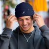 imageDALIX Pigeon Embroidered Beanie Warm Winter Cap Knit Hat MensNavy Blue