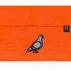 imageDALIX Pigeon Embroidered Beanie Warm Winter Cap Knit Hat MensNeon Orange