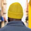 imageDALIX Pigeon Embroidered Beanie Warm Winter Cap Knit Hat MensYellow
