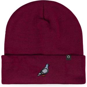 imageDALIX Pigeon Embroidered Beanie Warm Winter Cap Knit Hat MensMaroon