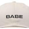 imageDALIX Babe Embroidered Cotton Baseball Cap Adjustable Dad Hat WomensBeige