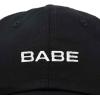 imageDALIX Babe Embroidered Cotton Baseball Cap Adjustable Dad Hat WomensBlack