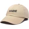imageDALIX Babe Embroidered Cotton Baseball Cap Adjustable Dad Hat WomensKhaki