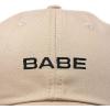 imageDALIX Babe Embroidered Cotton Baseball Cap Adjustable Dad Hat WomensKhaki