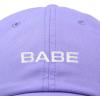 imageDALIX Babe Embroidered Cotton Baseball Cap Adjustable Dad Hat WomensLavender