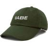 imageDALIX Babe Embroidered Cotton Baseball Cap Adjustable Dad Hat WomensOlive