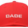 imageDALIX Babe Embroidered Cotton Baseball Cap Adjustable Dad Hat WomensRed
