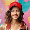 imageDALIX Babe Embroidered Cotton Baseball Cap Adjustable Dad Hat WomensRed