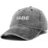 imageDALIX Babe Embroidered Cotton Baseball Cap Adjustable Dad Hat WomensWashed Black