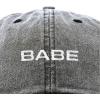 imageDALIX Babe Embroidered Cotton Baseball Cap Adjustable Dad Hat WomensWashed Black