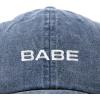 imageDALIX Babe Embroidered Cotton Baseball Cap Adjustable Dad Hat WomensWashed Navy Blue
