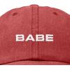 imageDALIX Babe Embroidered Cotton Baseball Cap Adjustable Dad Hat WomensWashed Red