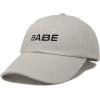 imageDALIX Babe Embroidered Cotton Baseball Cap Adjustable Dad Hat WomensWashed Stone White