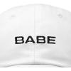 imageDALIX Babe Embroidered Cotton Baseball Cap Adjustable Dad Hat WomensWhite