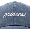 imageDALIX Princess Baseball Cap Womens Dad Hat VintageNavy Blue