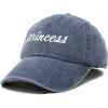 imageDALIX Princess Baseball Cap Womens Dad Hat VintageNavy Blue