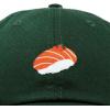 imageDALIX Salmon Nigiri Embroidered Sushi Cotton Dad Hat Baseball Cap Adjustable WomensDark Green