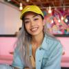 imageDALIX Salmon Nigiri Embroidered Sushi Cotton Dad Hat Baseball Cap Adjustable WomensGold