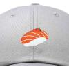 imageDALIX Salmon Nigiri Embroidered Sushi Cotton Dad Hat Baseball Cap Adjustable WomensGray