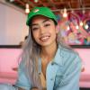 imageDALIX Salmon Nigiri Embroidered Sushi Cotton Dad Hat Baseball Cap Adjustable WomensKelly Green