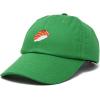 imageDALIX Salmon Nigiri Embroidered Sushi Cotton Dad Hat Baseball Cap Adjustable WomensKelly Green