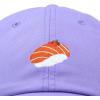 imageDALIX Salmon Nigiri Embroidered Sushi Cotton Dad Hat Baseball Cap Adjustable WomensLavender