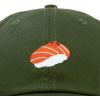 imageDALIX Salmon Nigiri Embroidered Sushi Cotton Dad Hat Baseball Cap Adjustable WomensOlive