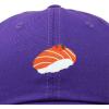 imageDALIX Salmon Nigiri Embroidered Sushi Cotton Dad Hat Baseball Cap Adjustable WomensPurple