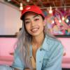 imageDALIX Salmon Nigiri Embroidered Sushi Cotton Dad Hat Baseball Cap Adjustable WomensRed