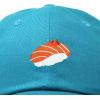imageDALIX Salmon Nigiri Embroidered Sushi Cotton Dad Hat Baseball Cap Adjustable WomensTeal
