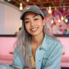 imageDALIX Salmon Nigiri Embroidered Sushi Cotton Dad Hat Baseball Cap Adjustable WomensWashed Black