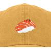 imageDALIX Salmon Nigiri Embroidered Sushi Cotton Dad Hat Baseball Cap Adjustable WomensWashed Gold