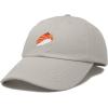 imageDALIX Salmon Nigiri Embroidered Sushi Cotton Dad Hat Baseball Cap Adjustable WomensWashed Stone White