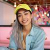 imageDALIX Salmon Nigiri Embroidered Sushi Cotton Dad Hat Baseball Cap Adjustable WomensYellow