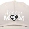 imageDALIX Soccer Mom Baseball Cap Womens Dad Hats Adjustable Hat Mothers DayBeige