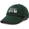 imageDALIX Soccer Mom Baseball Cap Womens Dad Hats Adjustable Hat Mothers DayDark Green