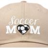imageDALIX Soccer Mom Baseball Cap Womens Dad Hats Adjustable Hat Mothers DayKhaki