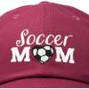imageDALIX Soccer Mom Baseball Cap Womens Dad Hats Adjustable Hat Mothers DayMaroon
