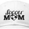 imageDALIX Soccer Mom Baseball Cap Womens Dad Hats Adjustable Hat Mothers DayWhite