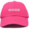imageDALIX Babe Embroidered Cotton Baseball Cap Adjustable Dad Hat WomensHot Pink
